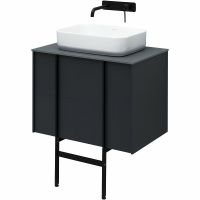 Тумба под раковину Allen Brau Reality 70 1.32004.AM подвесная Антрацит матовый — фото 28, Тумбы под раковину