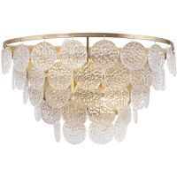 Настенный светильник Maytoni Modern Mazzo MOD130WL-02G Прозрачный Золото — фото 1, Светильники