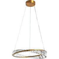 Люстра Divinare Millie 1136/17 SP-36 Прозрачный Латунь — фото 1, Люстры