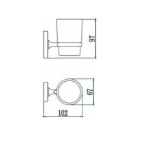 Товар: Стакан для зубных щеток Ростовская Мануфактура Сантехники A6020 Хром - фото 7 Стакан для зубных щеток Ростовская Мануфактура Сантехники A6020 Хром — фото 7, Мыльницы