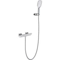 Смеситель для ванны Timo Helmi 4024/00-16Y Хром Белый — фото 1, Смеситель для ванны