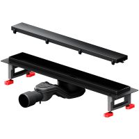 Товар: Душевой лоток AM.PM MasterFlow 50 W01SC-U11-050-04BM с Черной матовой решеткой / под плитку Tile - фото 4 Душевой лоток AM.PM MasterFlow 50 W01SC-U11-050-04BM с Черной матовой решеткой / под плитку Tile — фото 4, Душевые лотки