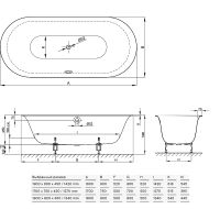 Товар: Стальная ванна Bette Lux 190x90 3467-000 PLUS с шумоизоляцией и антигрязевым покрытием - фото 9 Стальная ванна Bette Lux 190x90 3467-000 PLUS с шумоизоляцией и антигрязевым покрытием — фото 9, Ванны