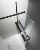 Товар: Душевая перегородка Vincea Walk-In HR 100 VSW-4HR100CLB профиль Черный матовый стекло прозрачное - фото 3 Душевая перегородка Vincea Walk-In HR 100 VSW-4HR100CLB профиль Черный матовый стекло прозрачное — фото 3, Душевые перегородки