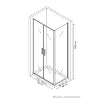 Товар: Душевой уголок Berges Legos LS-3 120х90 061052 профиль Хром стекло прозрачное - фото 3 Душевой уголок Berges Legos LS-3 120х90 061052 профиль Хром стекло прозрачное — фото 3, Душевые уголки