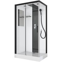 Душевая кабина Black&White Galaxy 8800110 без гидромассажа — фото 1, Душевые кабины