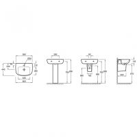 Товар: Раковина Jacob Delafon Odeon Up 60 E4700-00 Белая - фото 5 Раковина Jacob Delafon Odeon Up 60 E4700-00 Белая — фото 5, Раковины подвесные