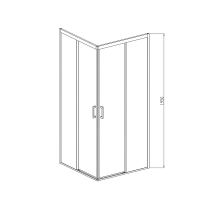 Товар: Душевой уголок Vincea Soft 100x100 VSS-3SO100CLB профиль Черный стекло прозрачное - фото 7 Душевой уголок Vincea Soft 100x100 VSS-3SO100CLB профиль Черный стекло прозрачное — фото 7, Квадратные душевые уголки