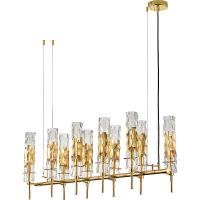 Люстра Crystal Lux Primavera SP10 Gold Прозрачный Золото — фото 1, Люстры