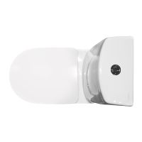 Унитаз-компакт Sanita Luxe Fest SL DM WC.CC/Fest/2-DM/WHT.G/S1 с бачком и сиденьем Микролифт — фото 5, Напольные унитазы