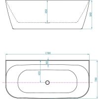 Акриловая ванна Allen Brau Priority 3 170x78 2.31003.21 без гидромассажа — фото 18, Ванны