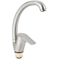 Смеситель для кухни Viko V-4554 Серебро — фото 1, Смесители для кухни