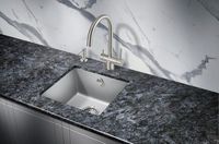 Кухонная мойка Milacio Leon 45 Cuarzo MC.77093 Серый металлик — фото 4, Кухонные мойки