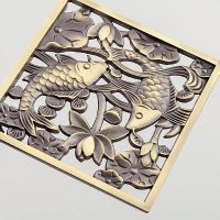 Товар: Душевой трап Gappo G81002-4 с решеткой Бронза - фото 5 Душевой трап Gappo G81002-4 с решеткой Бронза — фото 5, Трапы для душа