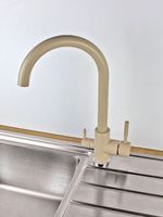 Смеситель для кухни Viko V-5114 Бежевый — фото 3, Смесители