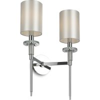 Настенный светильник Maytoni Modern Florida MOD148WL-02CH Белый Хром — фото 3, Светильники