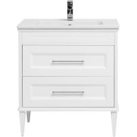 Товар: Тумба с раковиной Aquanet Бостон М 80 212668 Белая матовая - фото 2 Тумба с раковиной Aquanet Бостон М 80 212668 Белая матовая — фото 2, Тумбы с раковиной