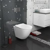 Товар: Унитаз Grossman Tornado GR-4411SQ подвесной Белый с сиденьем Микролифт - фото 6 Унитаз Grossman Tornado GR-4411SQ подвесной Белый с сиденьем Микролифт — фото 6, Унитазы