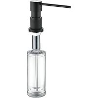 Дозатор для моющего средства Gappo G40 G402-1 Черный матовый — фото 1, Дозаторы для кухонных моек