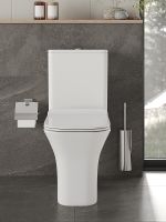 Унитаз компакт Orange C02-000W с бачком и сиденьем Микролифт — фото 3, Напольные унитазы