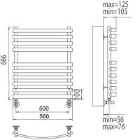 Товар: Водяной полотенцесушитель Terminus Капри П10 500x686 4620768887178 Хром - фото 3 Водяной полотенцесушитель Terminus Капри П10 500x686 4620768887178 Хром — фото 3, Водяные полотенцесушители