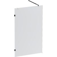 Душевая перегородка AM.PM X-Joy 120 W94WI-120-F1-BTE профиль Черный стекло прозрачное — фото 1, Душевые перегородки