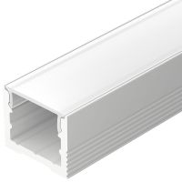 Профиль алюминиевый Arlight Slim 037108 накладной для контурной подсветки Белый — фото 1, Профили для светодиодных лент