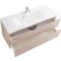 Тумба под раковину BelBagno Marino 110 MARINO-1100-2C-SO-RG-P подвесная Rovere Grigio — фото 4, Тумбы под раковину