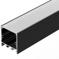 Профиль алюминиевый Arlight Line 038445 накладной Черный — фото 1, Профили для светодиодных лент