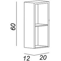 Полка Cezares 20 53133 Bianco lucido — фото 3, Полки