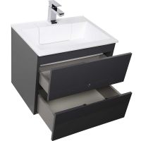 Товар: Тумба под раковину Aquanet Алвита 70 183992 подвесная Серый антрацит - фото 6 Тумба под раковину Aquanet Алвита 70 183992 подвесная Серый антрацит — фото 6, Мебель для ванной