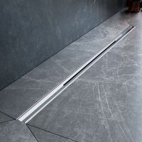 Душевой лоток AM.PM MasterFlow 80 с решеткой Хром матовый Slim line арт-W01SC-S11-080-05SB — фото 5, Душевые лотки