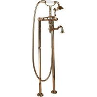 Смеситель для ванны Cezares Margot MARGOT-VDP2-02-M Бронза — фото 1, Смесители напольные