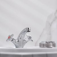 Смеситель для раковины Ростовская Мануфактура Сантехники SL115-161 Хром — фото 8, Смесители