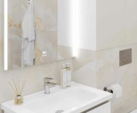 Керамогранит Ceradim Onyx Orlam бежевый полированный 60х120 см — фото 6, Керамогранит