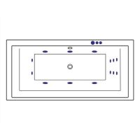 Товар: Акриловая ванна Excellent Crown Grand 190x90 WAEX.CRG19.SMART.CR с гидромассажем - фото 7 Акриловая ванна Excellent Crown Grand 190x90 WAEX.CRG19.SMART.CR с гидромассажем — фото 7, Ванны