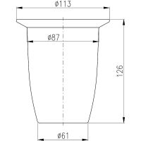 Товар: Стакан для зубных щеток Rav Slezak KER003 Белый - фото 2 Стакан для зубных щеток Rav Slezak KER003 Белый — фото 2, Стаканы для зубных щеток