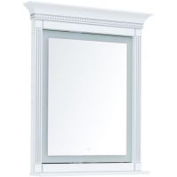 Зеркало Aquanet Селена 70 246509 с подсветкой с сенсорным выключателем Белое — фото 2, Мебель для ванной