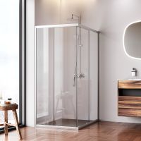 Товар: Душевой уголок AM.PM Sunny 120х90 W87G-403-12090-MT профиль Хром матовый стекло прозрачное - фото 3 Душевой уголок AM.PM Sunny 120х90 W87G-403-12090-MT профиль Хром матовый стекло прозрачное — фото 3, Душевые уголки