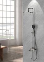 Душевая система Splenka S31.24.09 Графит матовый — фото 2, Душевые стойки