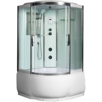 Душевая кабина WeltWasser WW500 Emmer 11055 110x110 10000003288 профиль Хром стекло прозрачное — фото 1, Душевые кабины