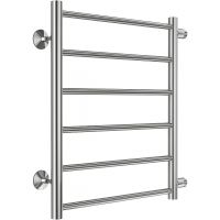 Водяной полотенцесушитель Terminus Аврора П6 500х600 бп500 4670078529886 Хром, боковое подключение, G 1" НР — фото 1, Водяные полотенцесушители