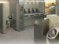 Писсуар Nofer 13004.B подвесной Нержавеющая сталь глянцевая — фото 2, Писсуары