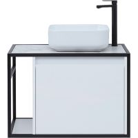 Товар: Тумба под раковину Aquanet Nova Lite Loft 75R 261649 подвесная Белый глянец - фото 9 Тумба под раковину Aquanet Nova Lite Loft 75R 261649 подвесная Белый глянец — фото 9, Тумбы под раковину