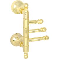 Вешалка для полотенец Veragio Gialetta VR.GIL-6435.DO Золото — фото 1, Крючки для полотенец