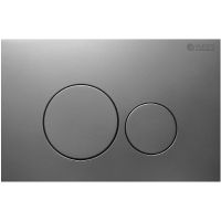 Клавиша смыва Olive's Plaza PL411G Хром матовый — фото 1, Кнопки смыва