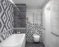 Товар: Керамический декор Laparet Prime мозаичный серый микс MM34040 25х25 см - фото 5 Керамический декор Laparet Prime мозаичный серый микс MM34040 25х25 см — фото 5, Керамическая плитка