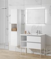 Зеркало SanVit Панорама 75 zpan75 с подсветкой с сенсорным выключателем — фото 4, Зеркала в ванную комнату