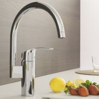 Смеситель для кухни Grohe Eurosmart New 33202002 Хром — фото 5, Смесители для кухни