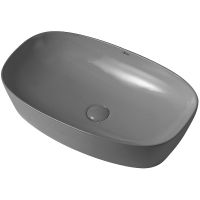 Раковина-чаша Abber Rechteck 60 AC2206MG Серая матовая — фото 2, Раковины накладные